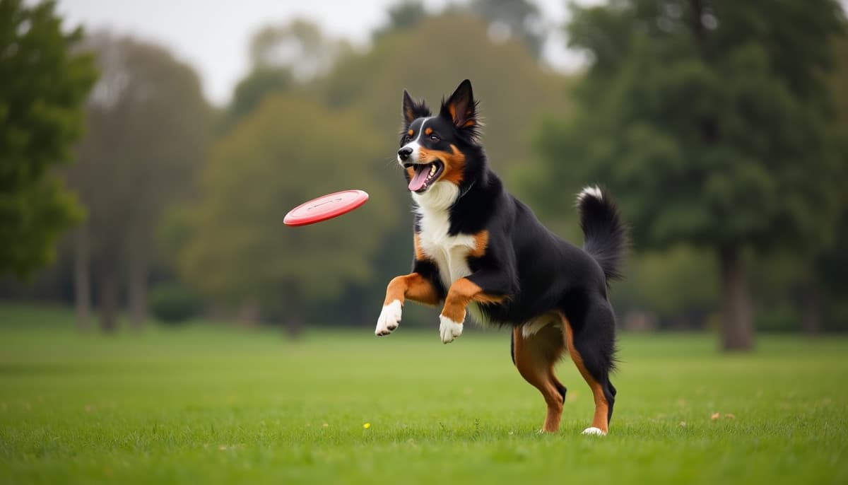 A dog on a walk — Mobile Vet for Senior Dogs in Salinas, CA