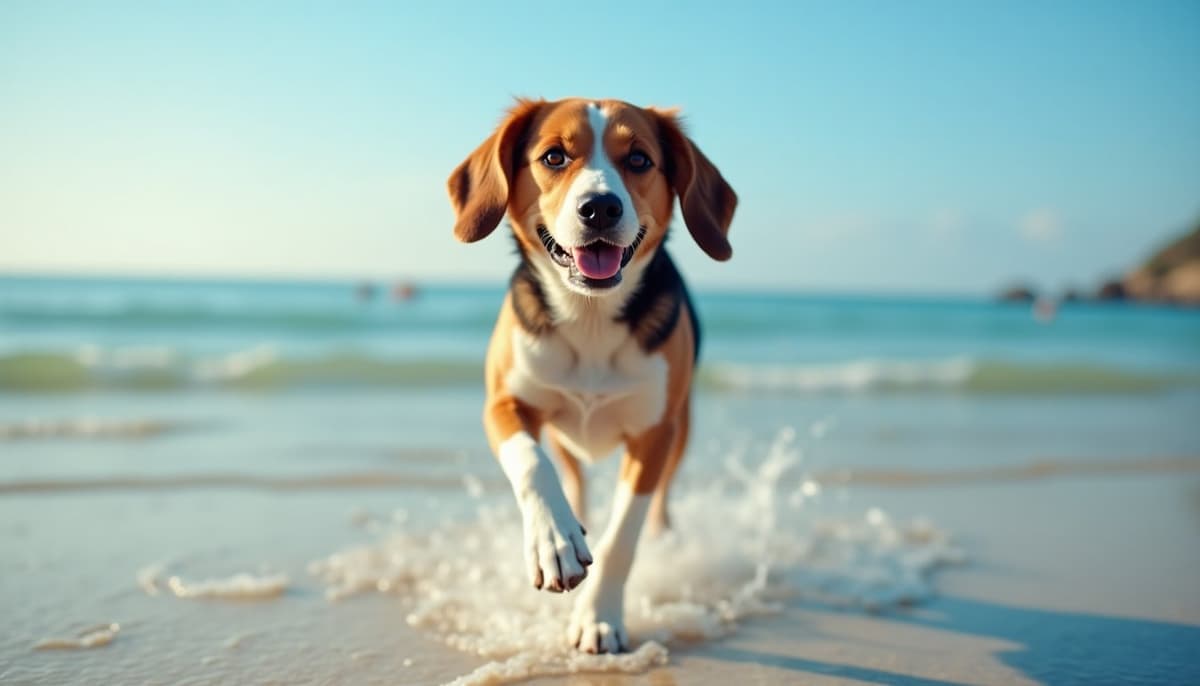 A dog on a walk — Mobile Vet for Senior Dogs in San Antonio, TX