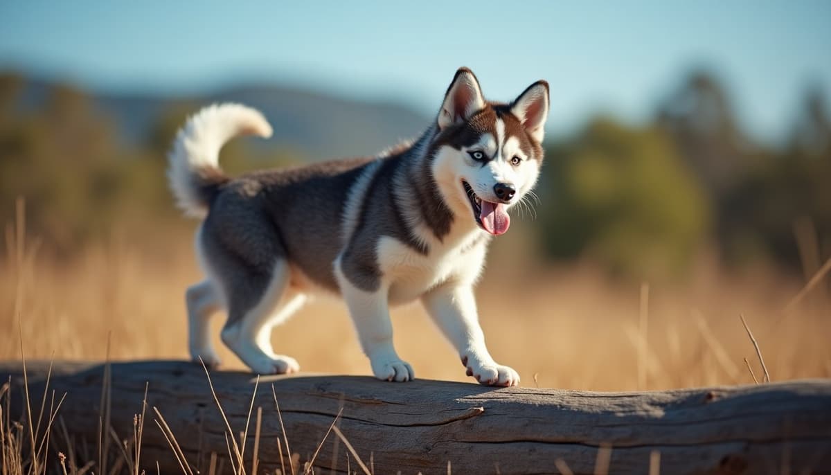 A dog on a walk — Mobile Vet for Senior Dogs in San Bernardino, CA