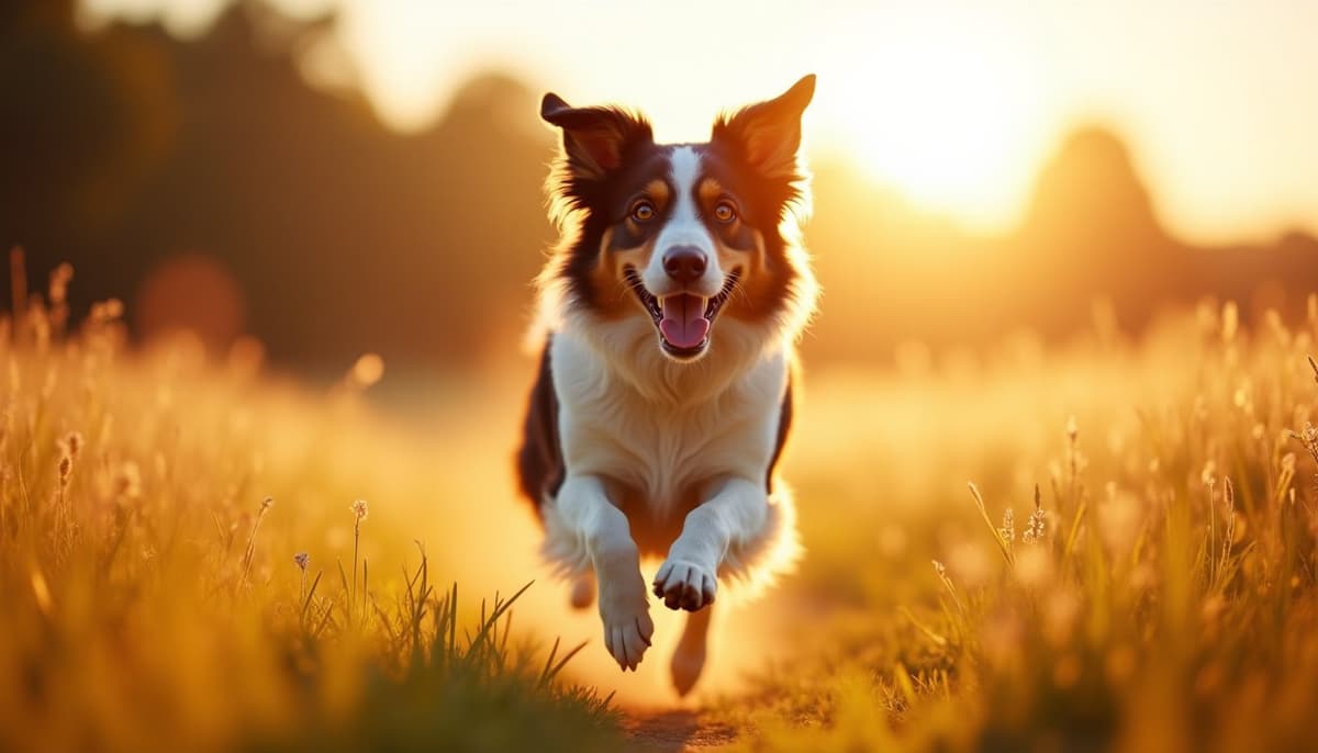 A dog on a walk — Mobile Vet for Senior Dogs in San Jose, CA