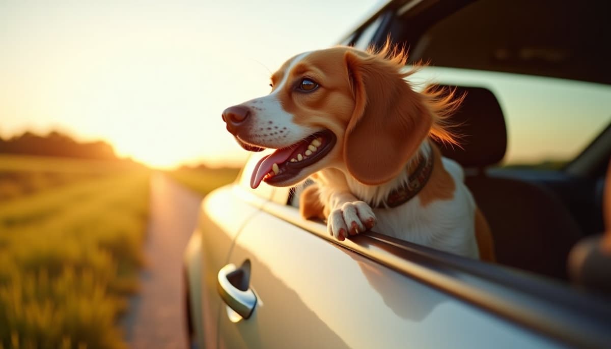 A dog on a walk — Mobile Vet for Senior Dogs in South Bend, IN