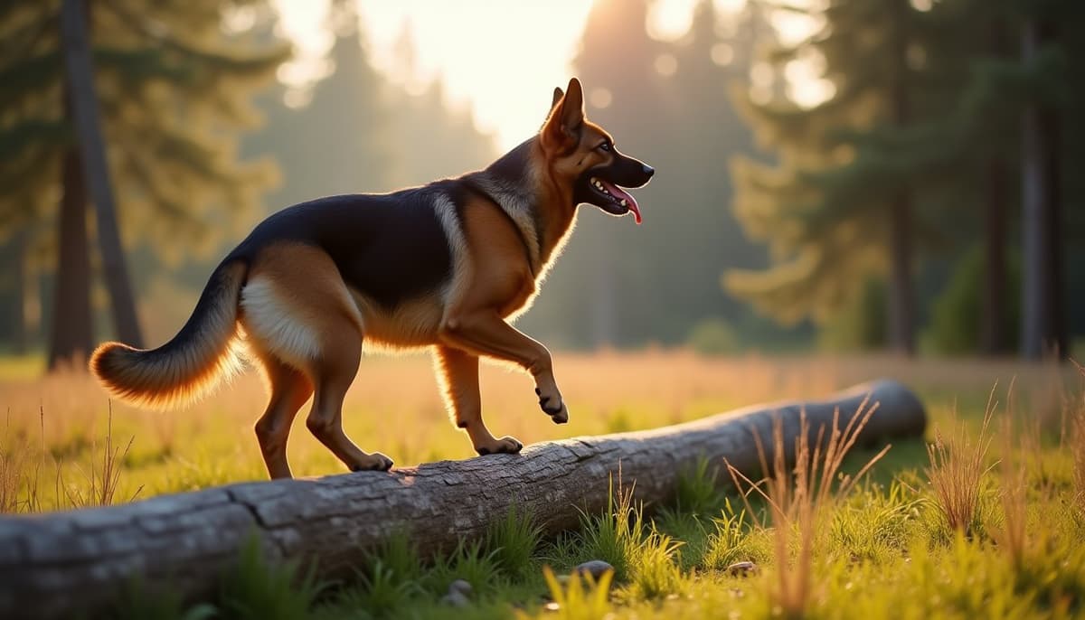 A dog on a walk — Mobile Vet for Senior Dogs in Spokane, WA