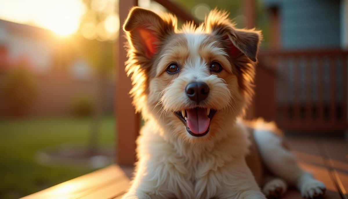 A dog on a walk — Mobile Vet for Senior Dogs in Tacoma, WA