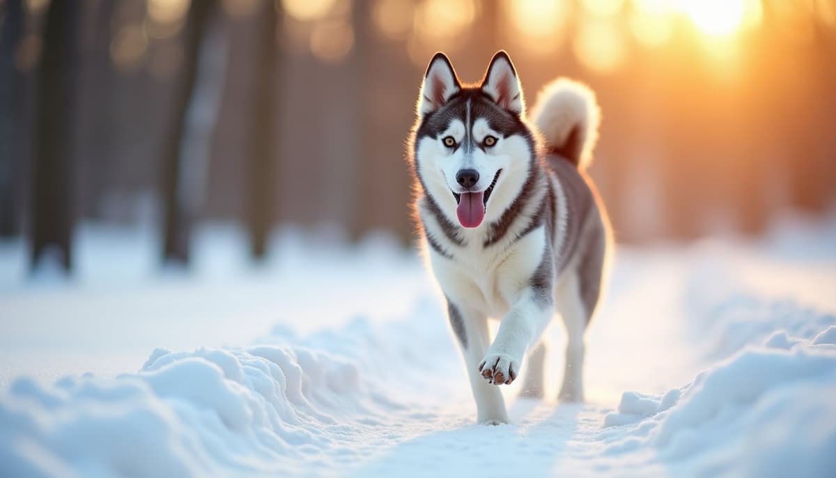 A dog on a walk — Mobile Vet for Senior Dogs Victorville CA
