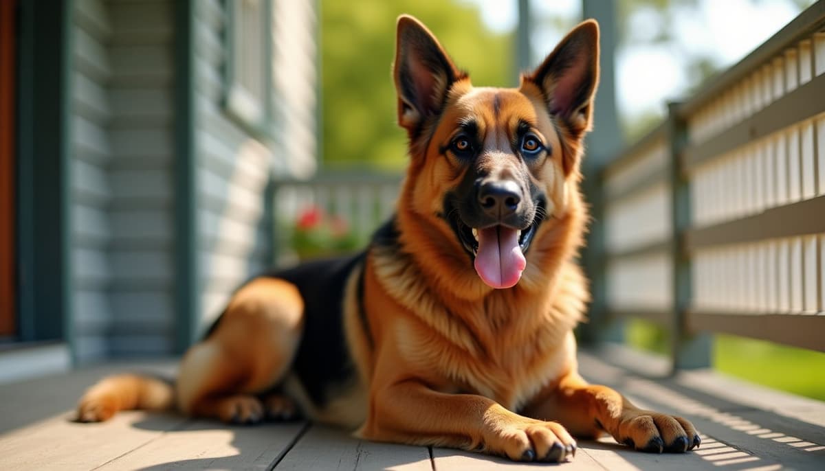 A dog on a walk — Mobile Vet for Senior Dogs in Wilmington, DE