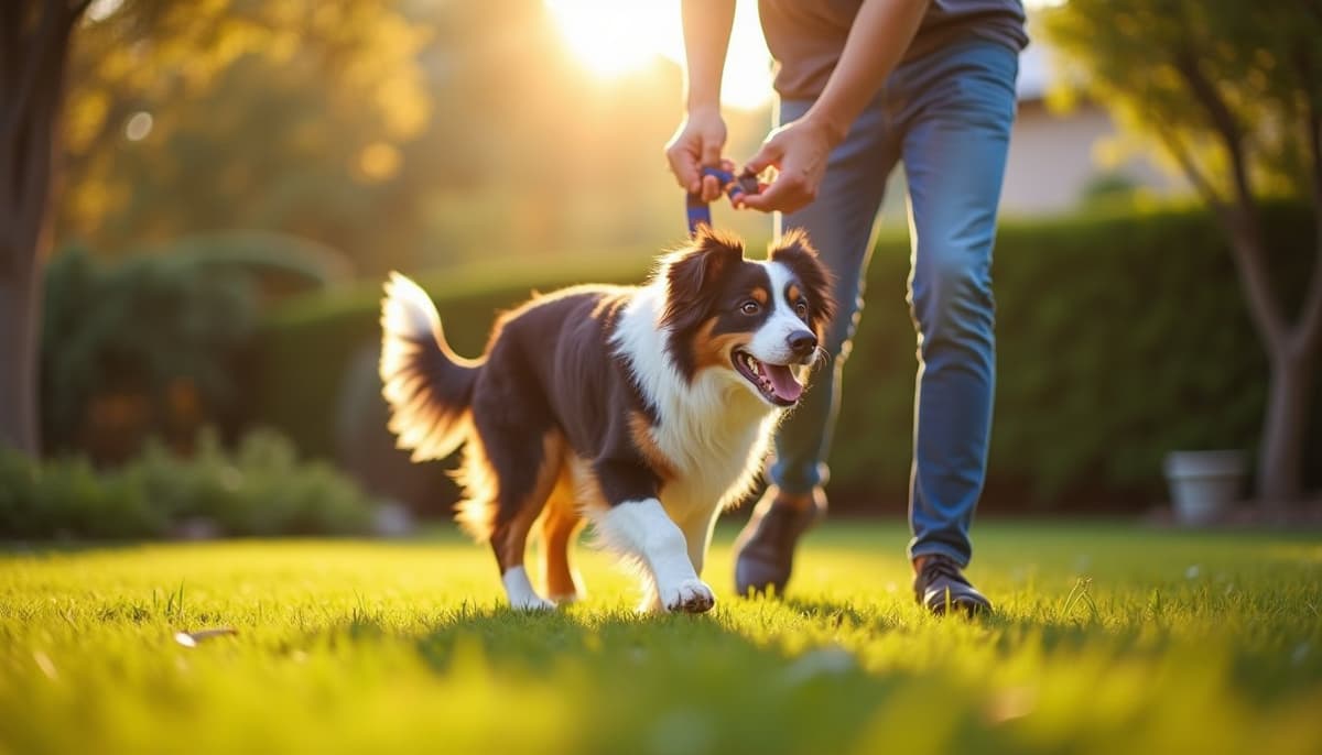 A dog on a walk — Peptides for Dogs in Anaheim, CA