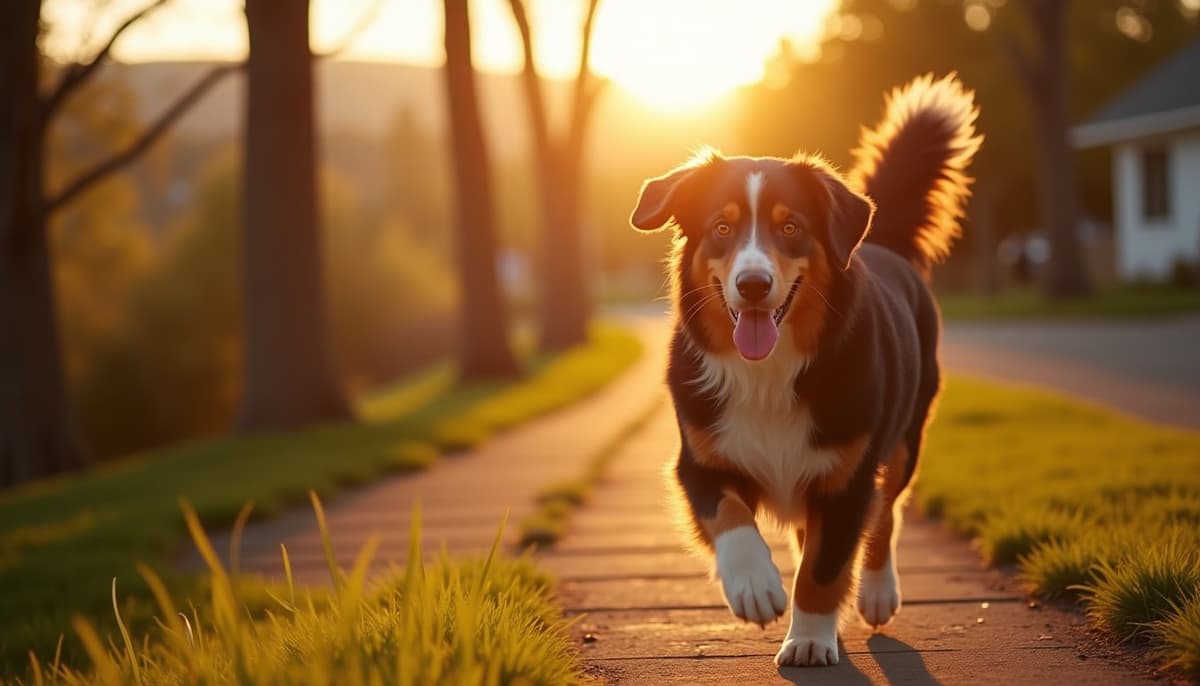 A dog on a walk — Peptides for Dogs in Arvada, CO