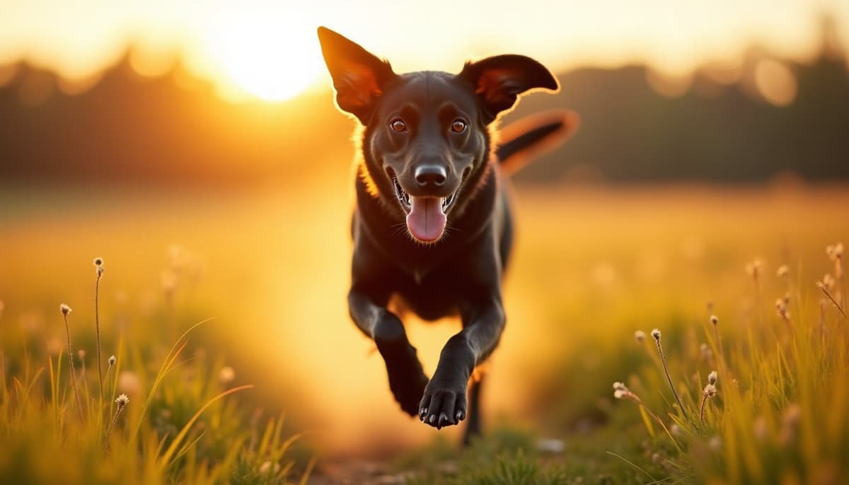 A dog on a walk ā Peptides for Dogs Cedar Rapids IA