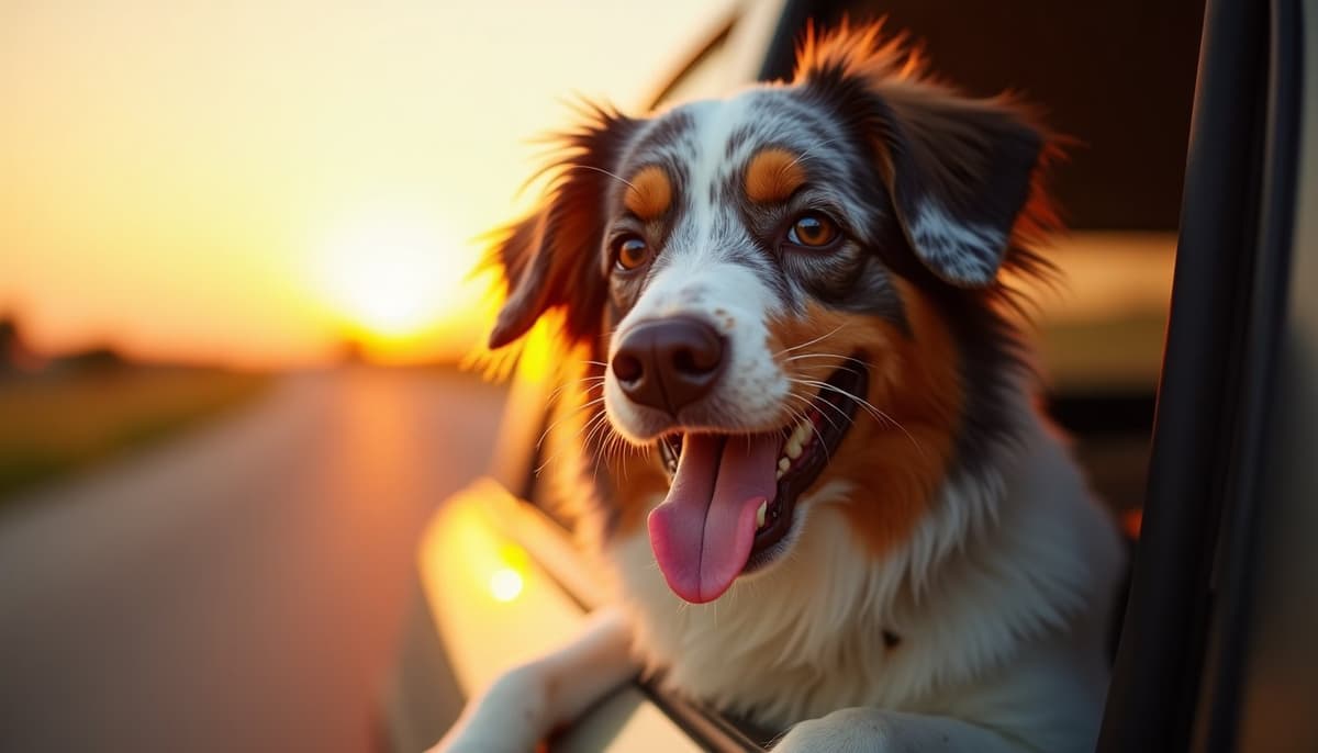 A dog on a walk — Peptides for Dogs in Dallas, TX