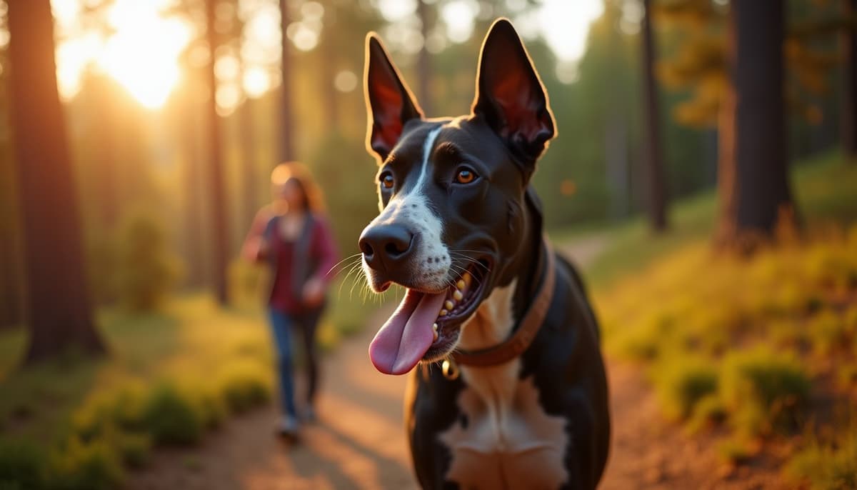 A dog on a walk — Peptides for Dogs in El Cajon, CA