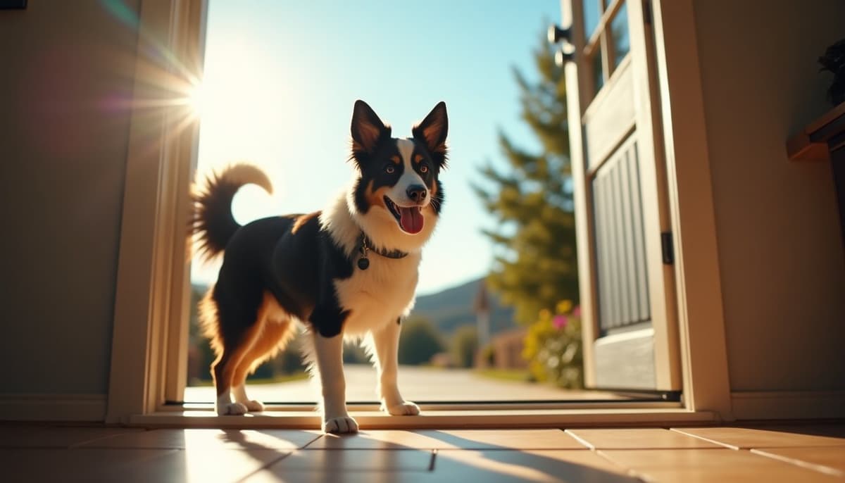 A dog on a walk ā Peptides for Dogs in Fresno, CA - K9-REPAIR