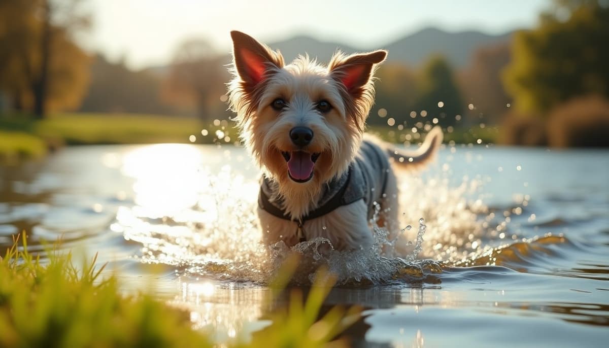 A dog on a walk — Peptides for Dogs in Glendale, CA