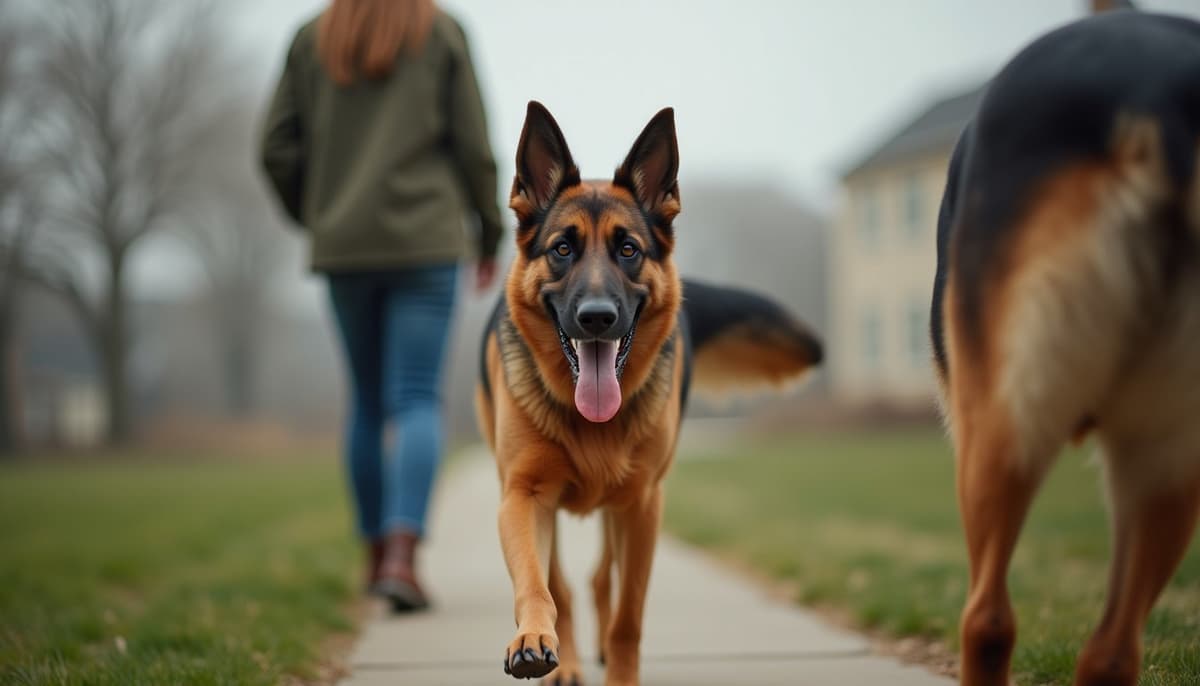 A dog on a walk — Peptides for Dogs in Grand Prairie, TX