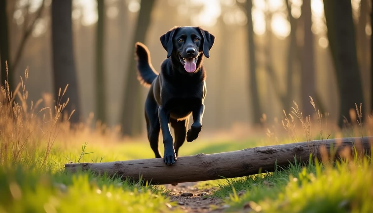 A dog on a walk — Peptides for Dogs in Lansing, MI