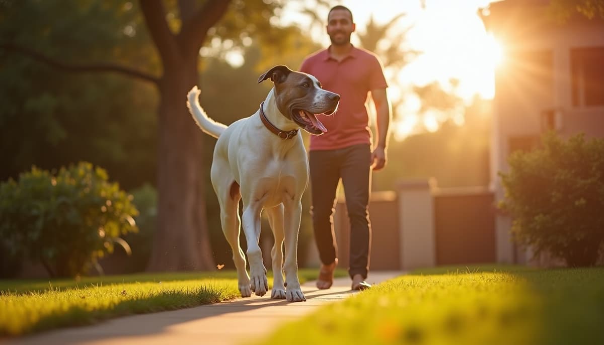 A dog on a walk ā Peptides for Dogs in Mesa, AZ