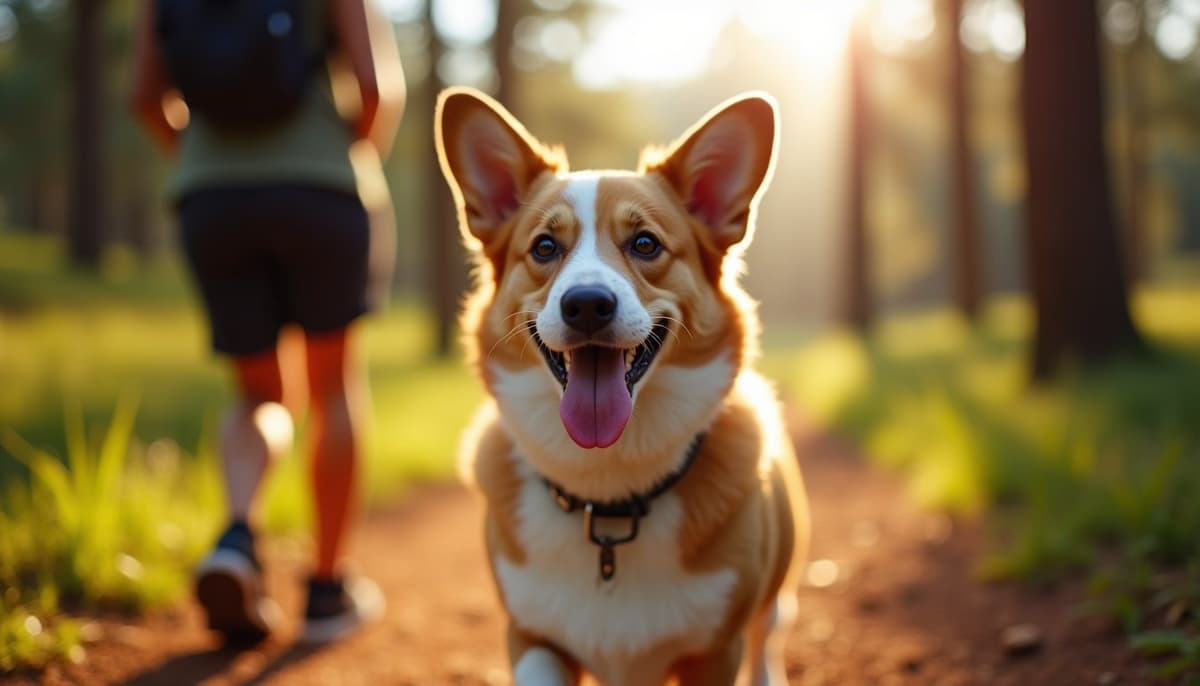 A dog on a walk ā Peptides for Dogs in Mesquite, TX