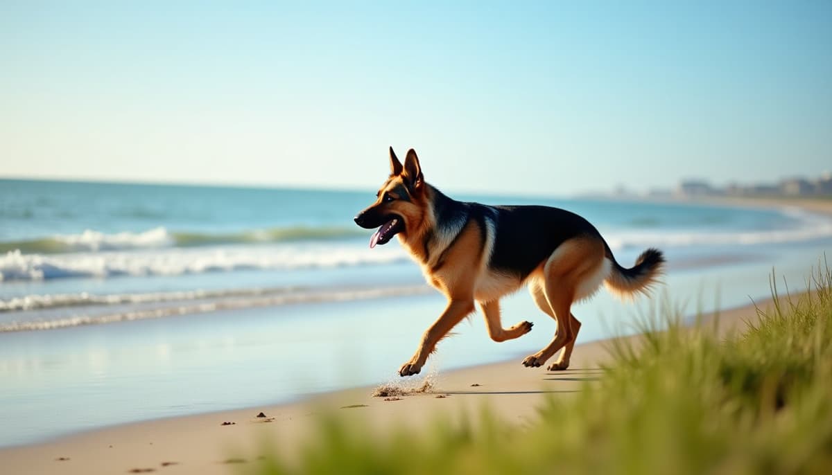 A dog on a walk ā Peptides for Dogs in Montgomery, AL