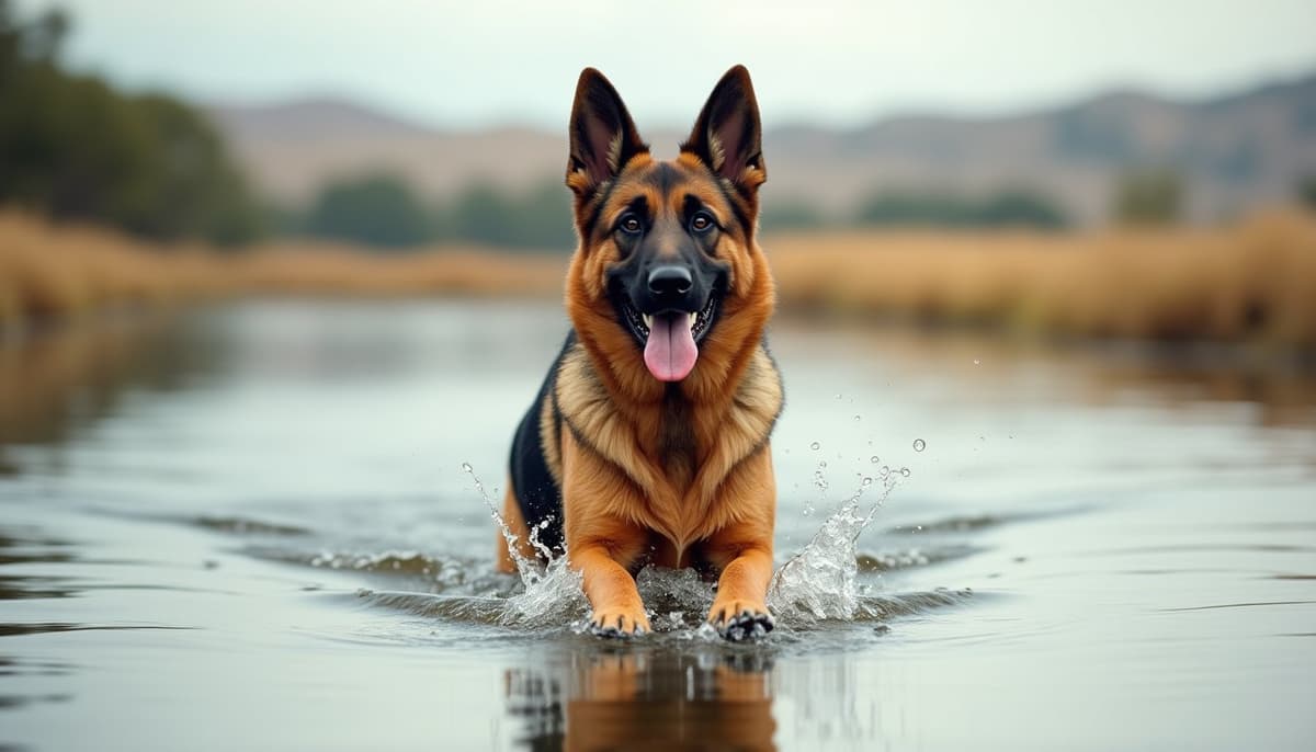 A dog on a walk — Peptides for Dogs in Moreno Valley, CA