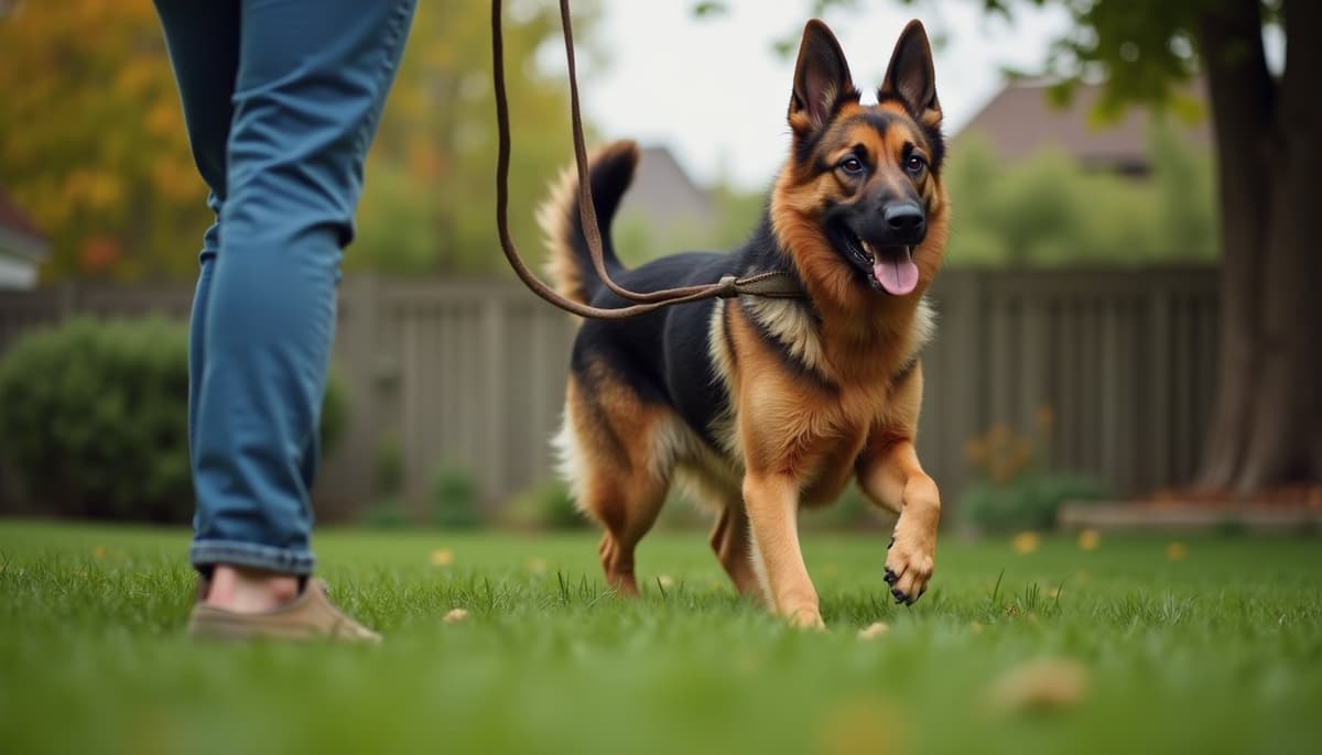 A dog on a walk ā Peptides for Dogs in Pasadena, CA