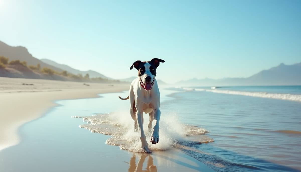 A dog on a walk — Peptides for Dogs in Phoenix, AZ