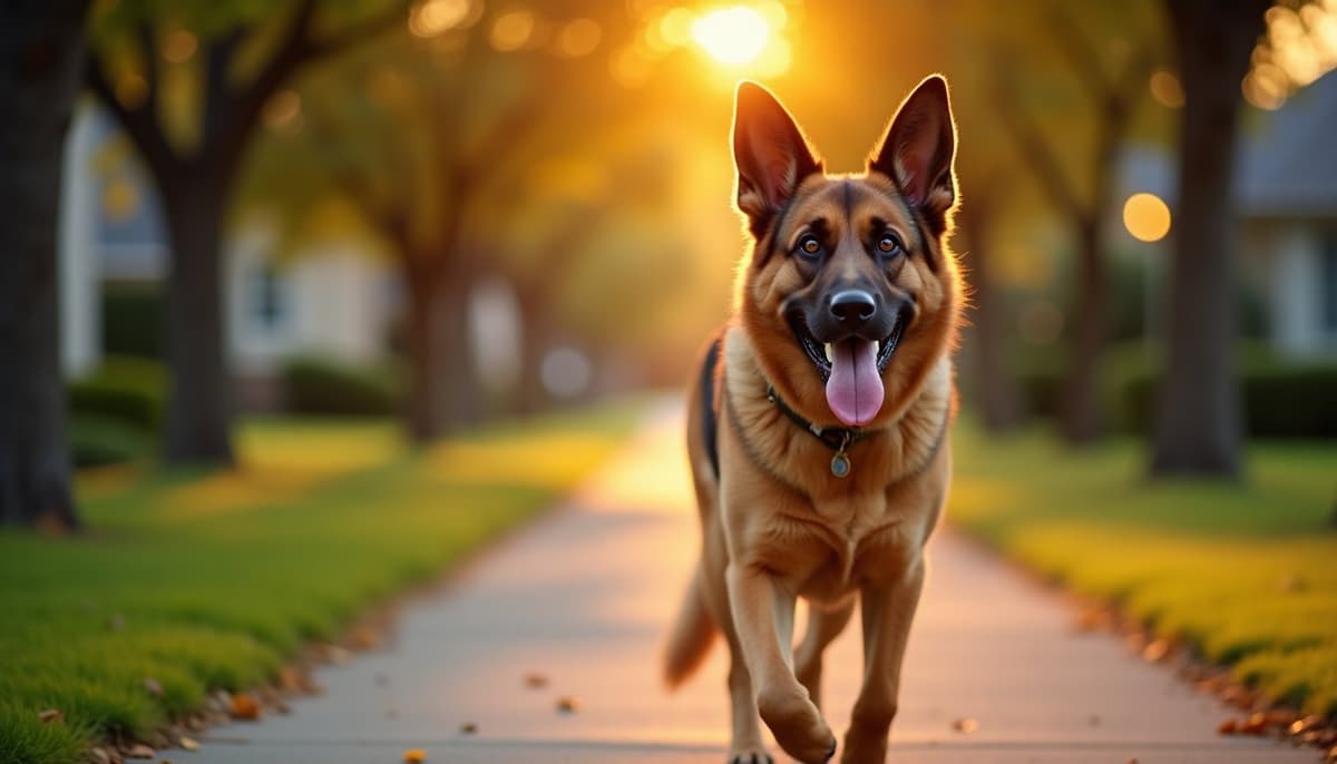 A dog on a walk ā Peptides for Dogs in Round Rock, TX