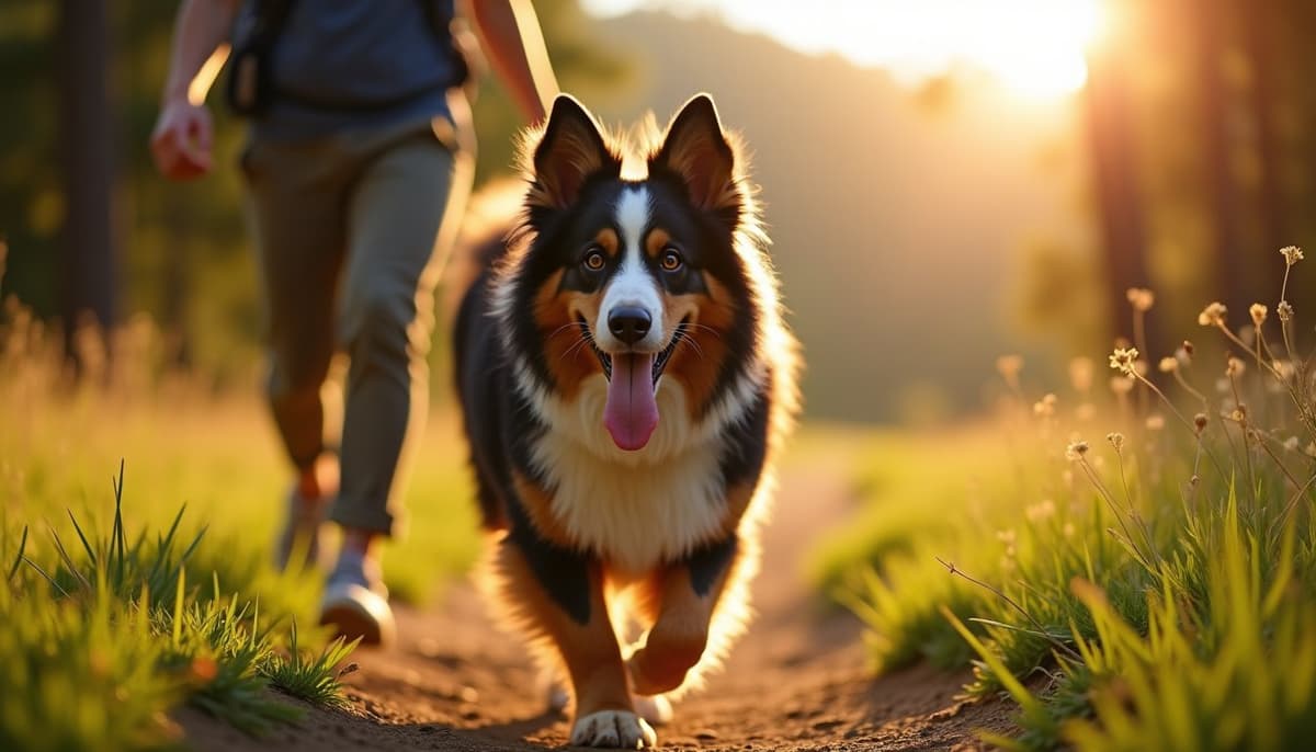 A dog on a walk — Peptides for Dogs in Santa Clara, CA