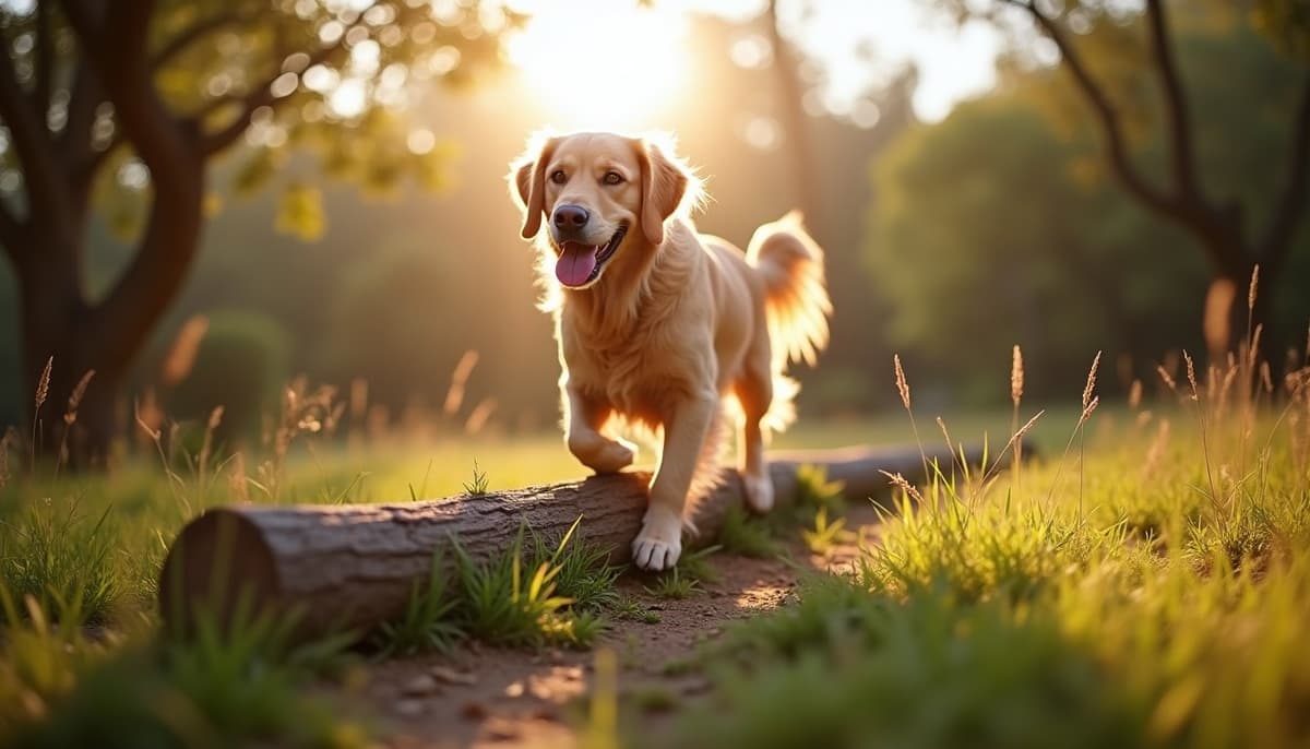A dog on a walk — Peptides for Dogs in Simi Valley, CA