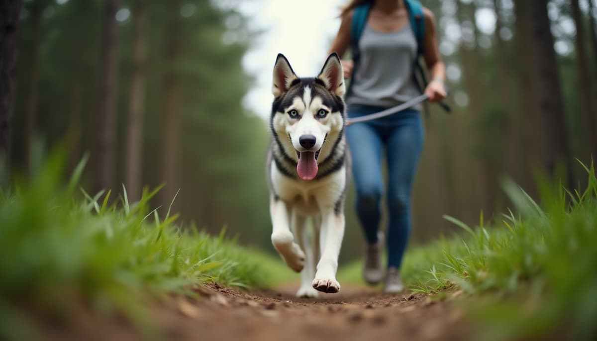 A dog on a walk ā Peptides for Dogs in Sterling Heights, MI