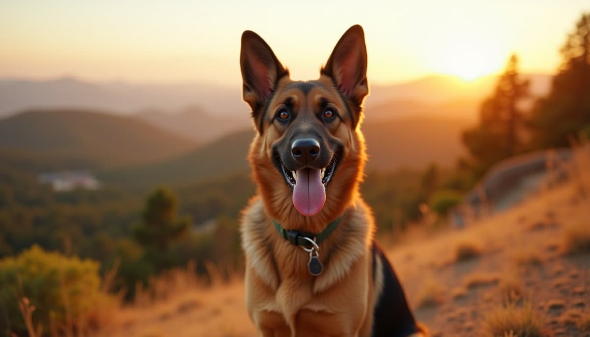 A dog on a walk — Peptides for Dogs in Stockton, CA