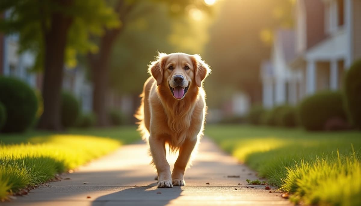 A dog on a walk — Peptides for Dogs in Virginia Beach, VA