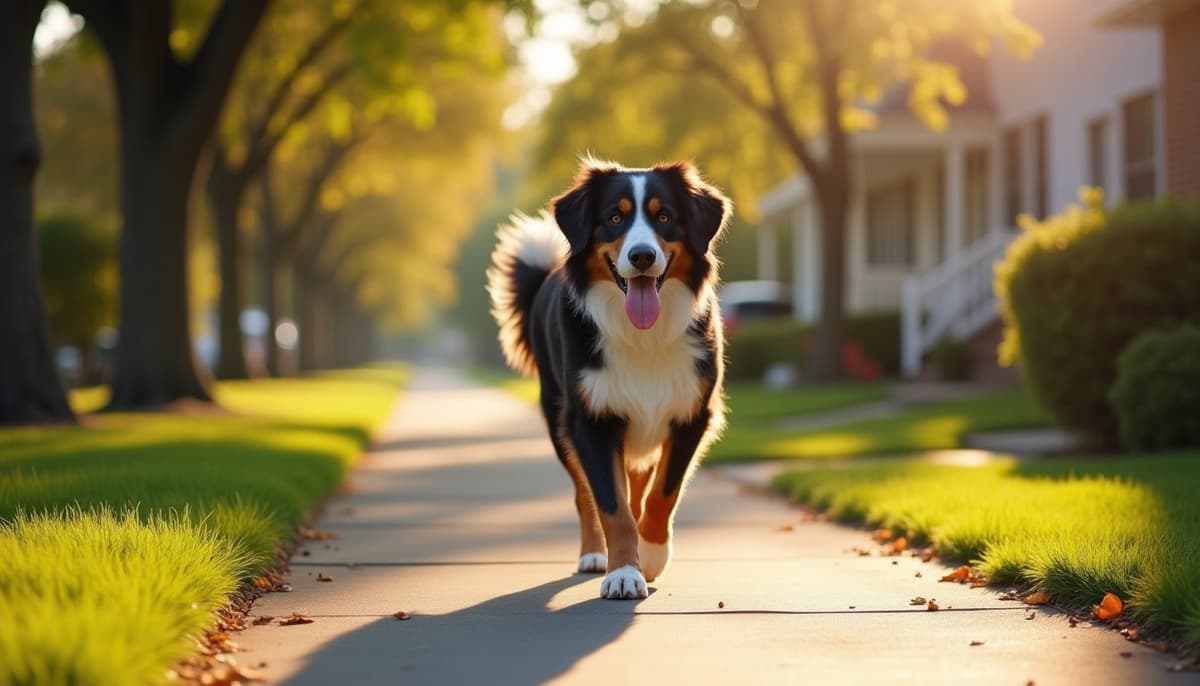 A dog on a walk — Peptides for Pets in Baltimore MD for Dogs