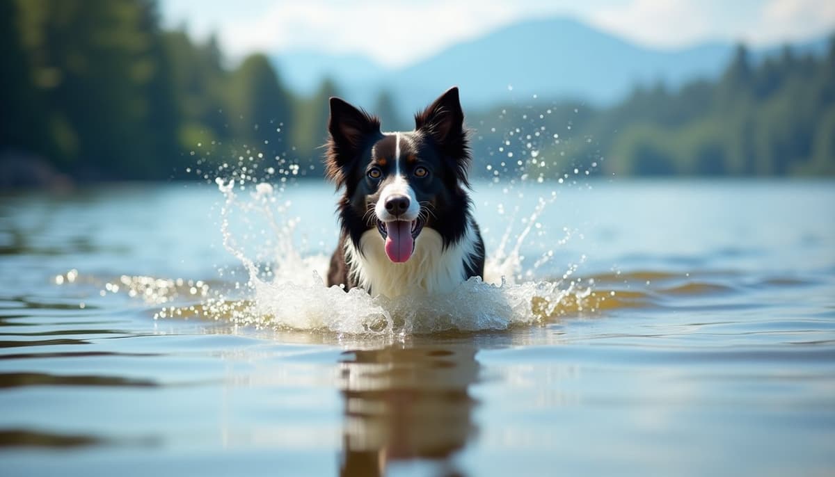 A dog on a walk — Peptides for Pets in Bellevue WA for Dogs