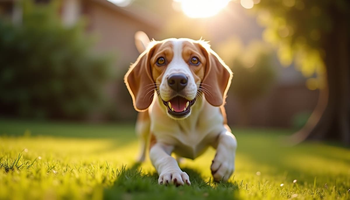 A dog on a walk ā Peptides for Pets in Berkeley, CA for Dogs