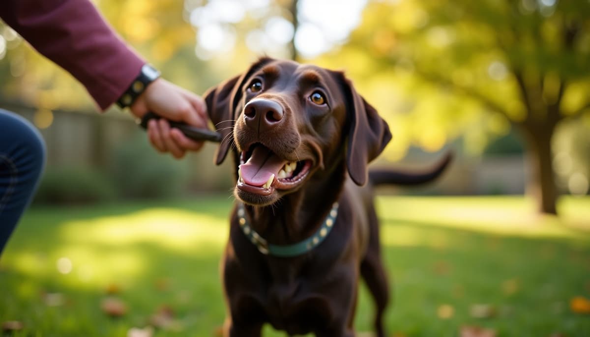 A dog on a walk ā Peptides for Pets in Bridgeport, CT for Dogs