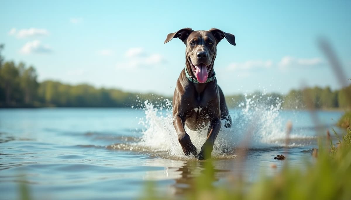 A dog on a walk — Peptides for Pets in Buffalo, NY for Dogs
