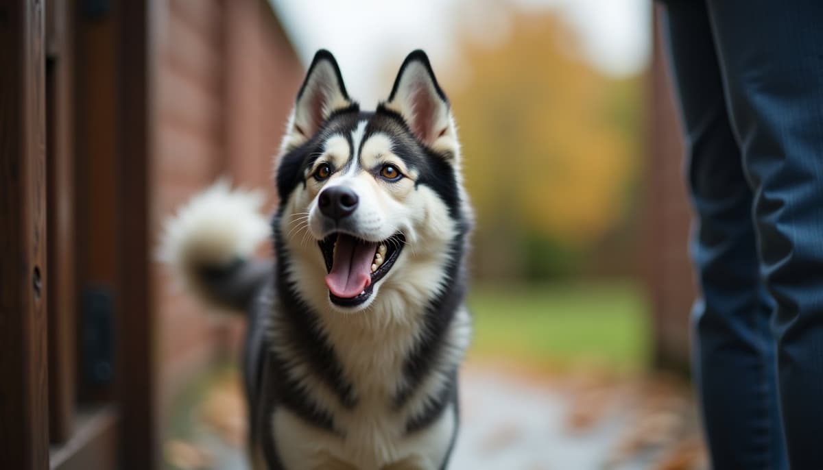 A dog on a walk — Peptides for Pets in Cleveland, OH for Dogs