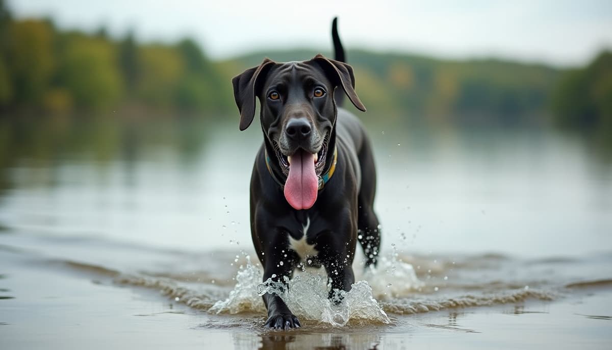 A dog on a walk — Peptides for Pets in Concord NH for Dogs