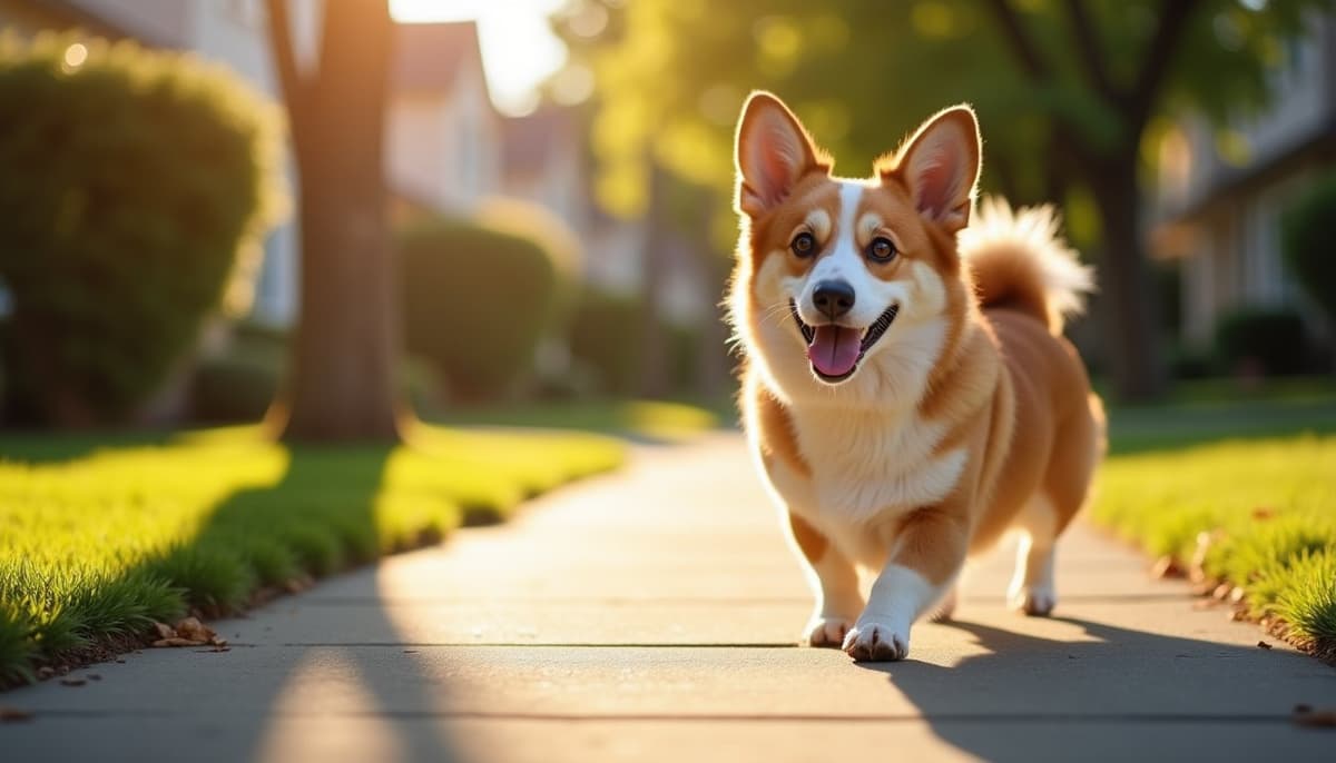 A dog on a walk — Peptides for Pets in Daly City, CA for Dogs