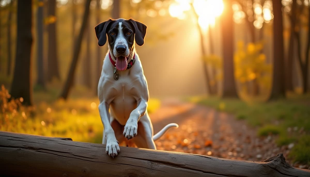 A dog on a walk — Peptides for Pets in Dayton, OH for Dogs