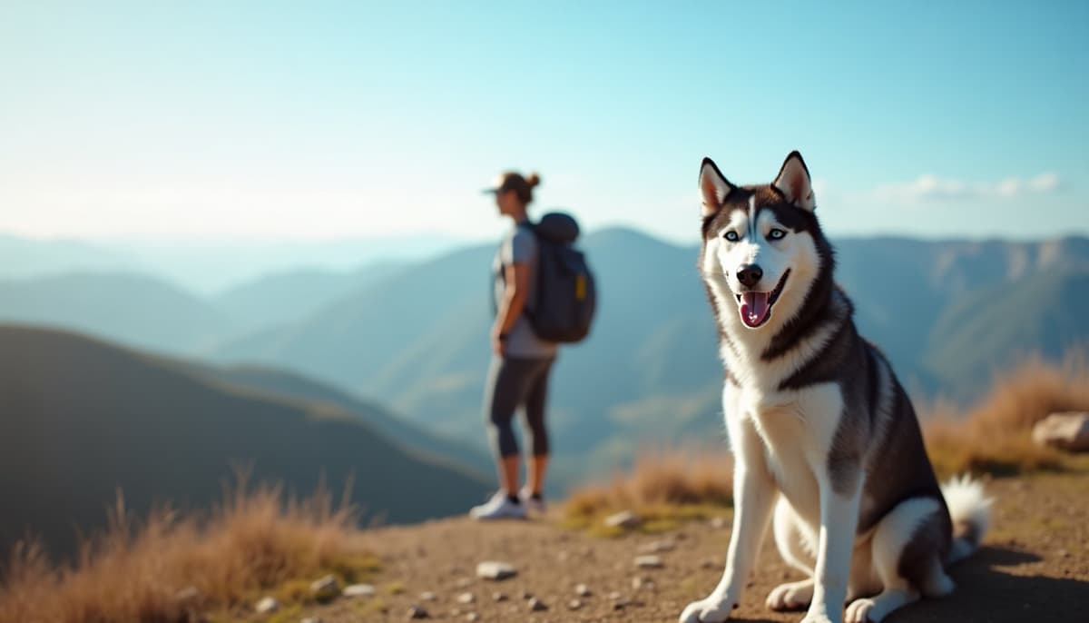 A dog on a walk — Peptides for Pets Detroit, MI for Dogs