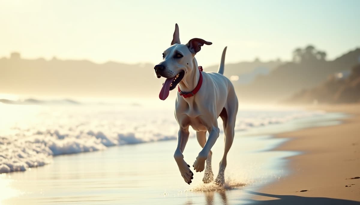 A dog on a walk ā Peptides for Pets in Downey, CA for Dogs