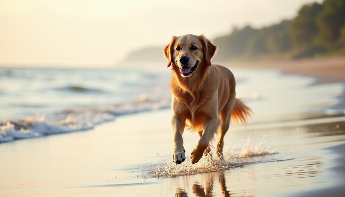 A dog on a walk ā Peptides for Pets in Erie, PA for Dogs