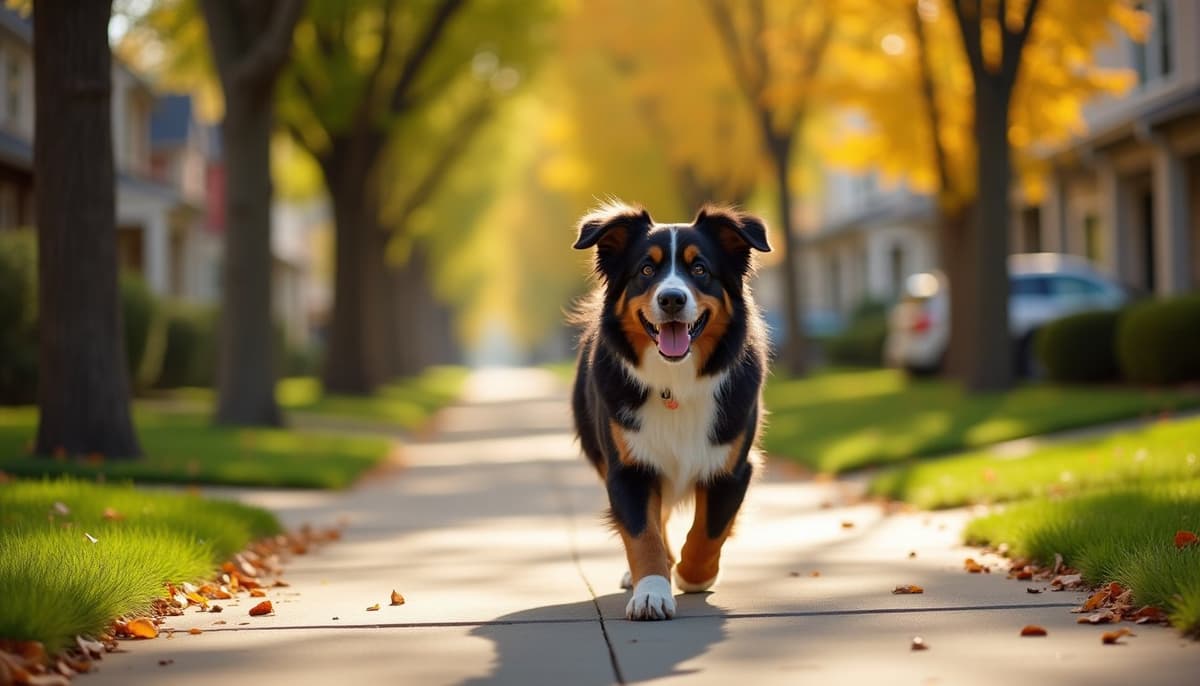 A dog on a walk ā Peptides for Pets in Fort Collins, CO for Dogs