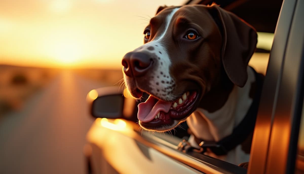 A dog on a walk — Peptides for Pets in Laredo, TX for Dogs