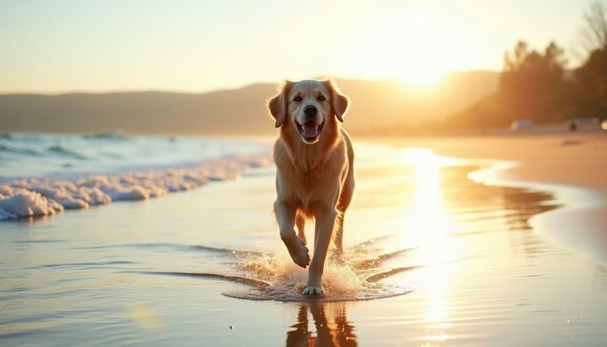 A dog on a walk — Peptides for Pets in Louisville KY for Dogs