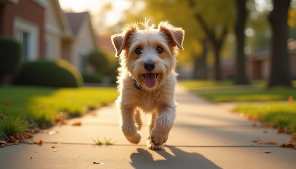 A dog on a walk — Peptides for Pets in Oklahoma City, OK