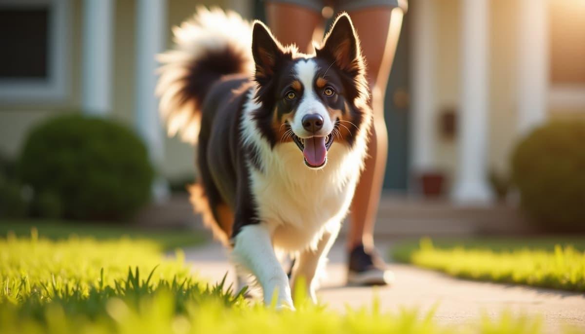 A dog on a walk — Peptides for Pets in Pembroke Pines, FL