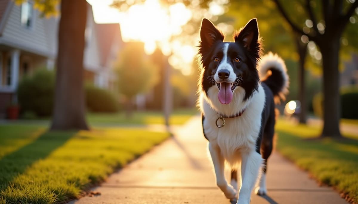 A dog on a walk ā Peptides for Pets Pompano Beach FL for Dogs