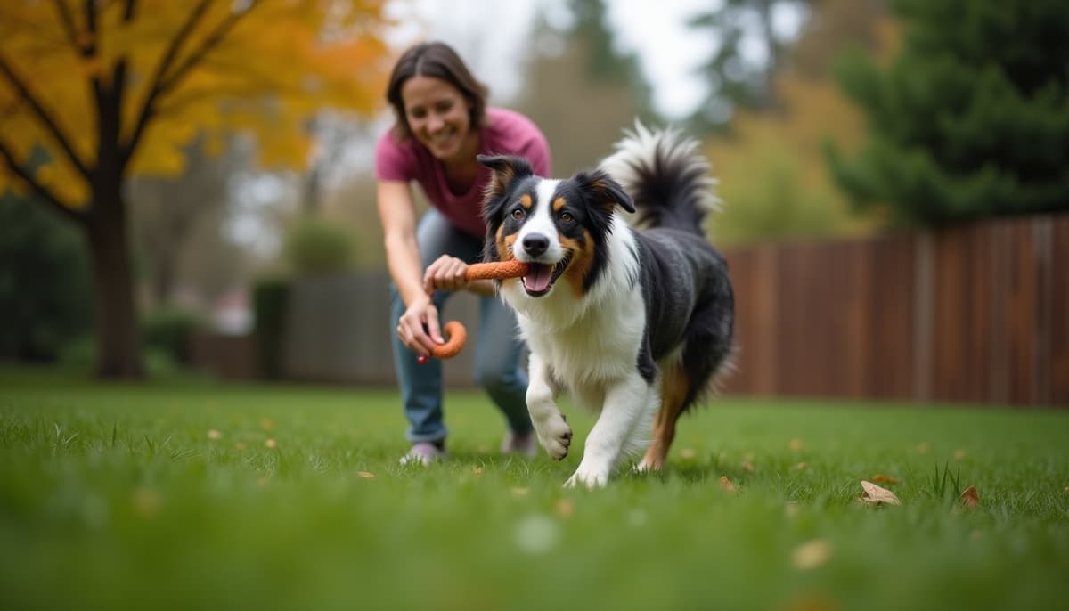 A dog on a walk ā Peptides for Pets in Portland, OR