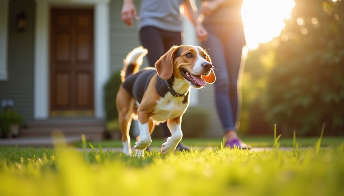 A dog on a walk — Peptides for Pets in Raleigh, NC for Dogs